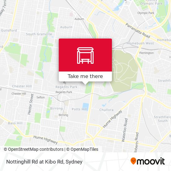 Nottinghill Rd at Kibo Rd map