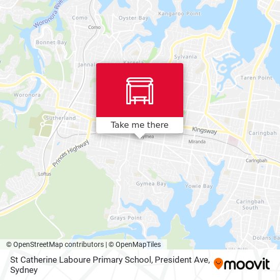 St Catherine Laboure Primary School, President Ave map