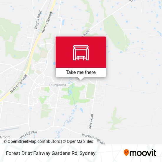 Forest Dr at Fairway Gardens Rd map