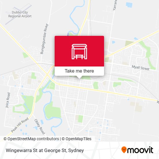 Wingewarra St at George St map