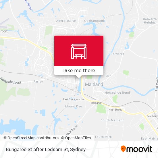 Bungaree St after Ledsam St map