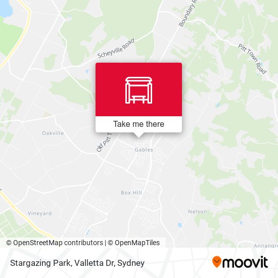 Stargazing Park, Valletta Dr map