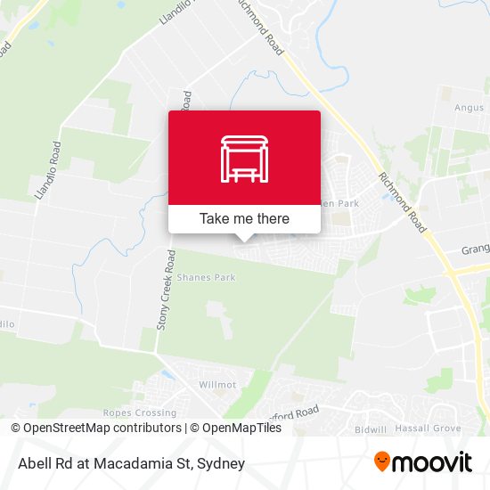 Abell Rd at Macadamia St map