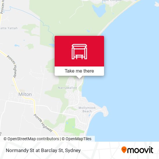Normandy St at Barclay St map