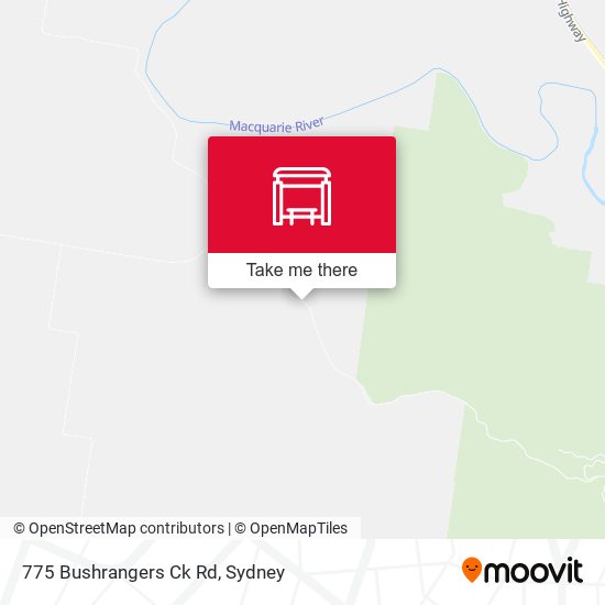775 Bushrangers Ck Rd map