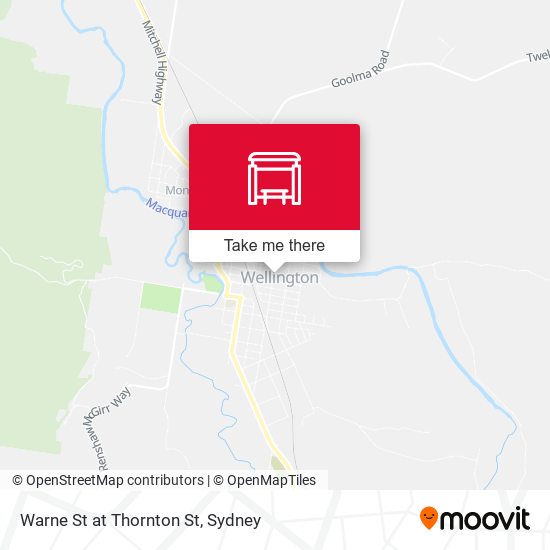 Warne St at Thornton St map
