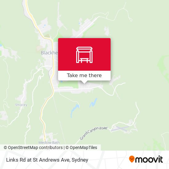 Links Rd at St Andrews Ave map