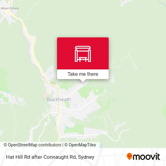 Hat Hill Rd after Connaught Rd map