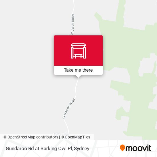 Gundaroo Rd at Barking Owl Pl map