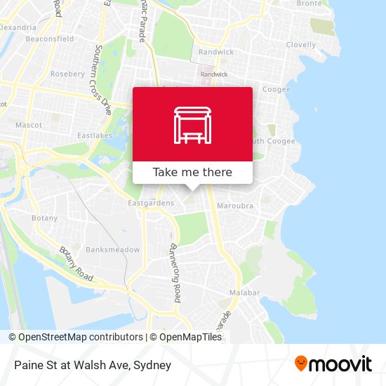 Paine St at Walsh Ave map
