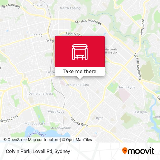 Colvin Park, Lovell Rd map
