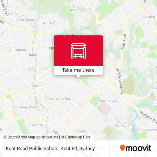 Kent Road Public School, Kent Rd map