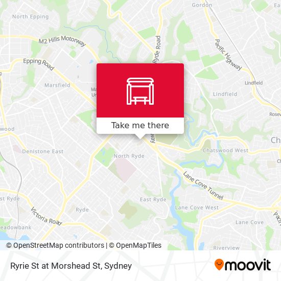 Ryrie St at Morshead St map