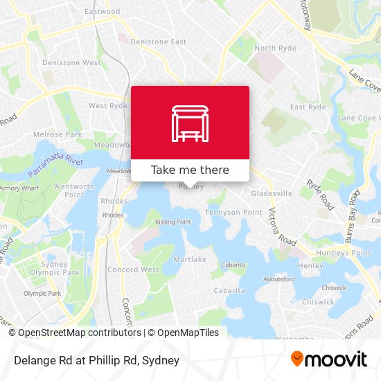 Delange Rd at Phillip Rd map