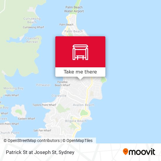 Patrick St at Joseph St map