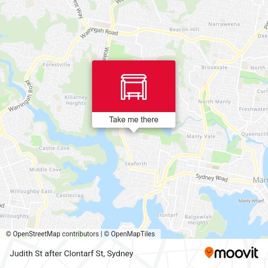 Judith St after Clontarf St map