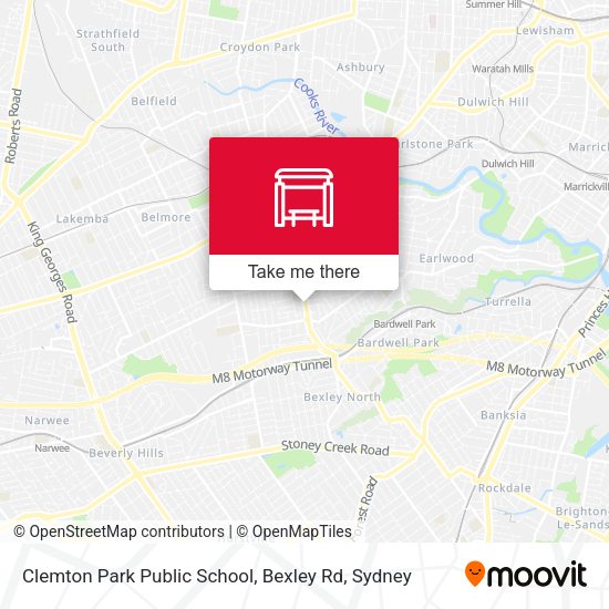 Clemton Park Public School, Bexley Rd map
