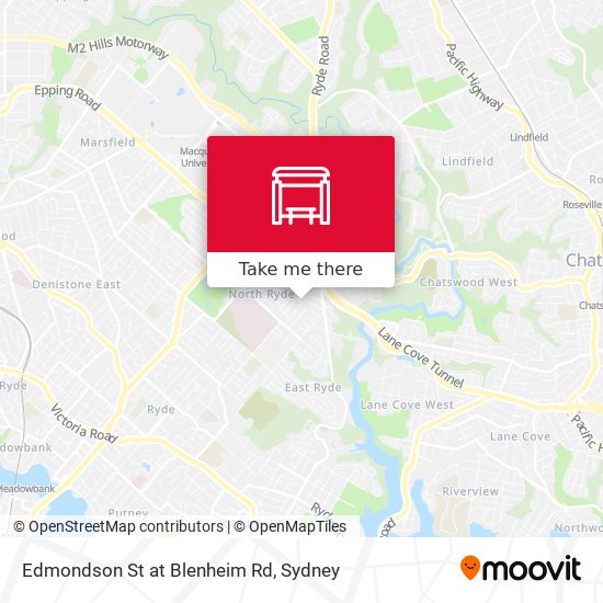 Edmondson St at Blenheim Rd map