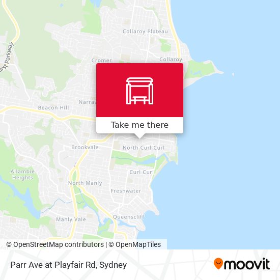 Parr Ave at Playfair Rd map