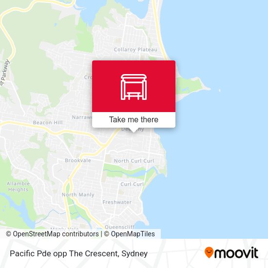 Pacific Pde opp The Crescent map