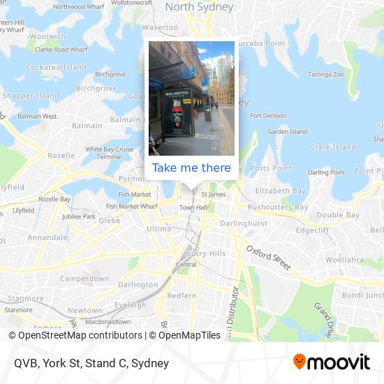 QVB, York St, Stand C map