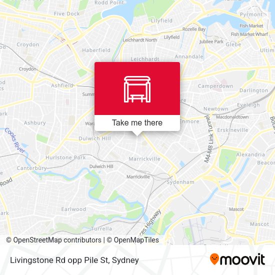 Livingstone Rd opp Pile St map
