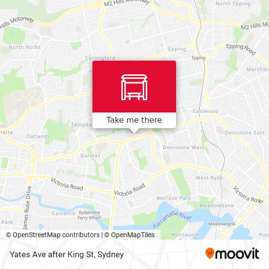 Yates Ave after King St map