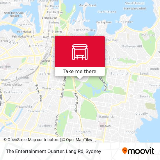 The Entertainment Quarter, Lang Rd map