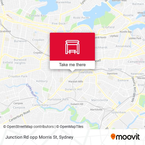Junction Rd opp Morris St map