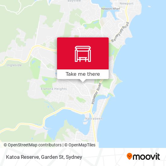 Katoa Reserve, Garden St map