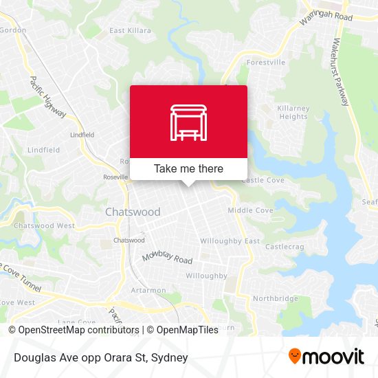 Douglas Ave opp Orara St map
