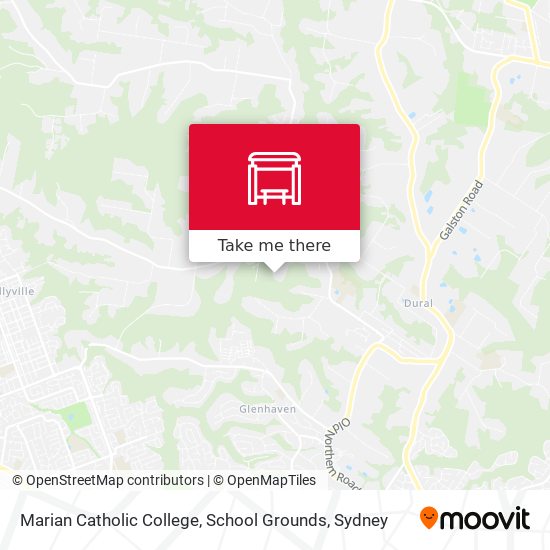 Marian Catholic College, School Grounds map