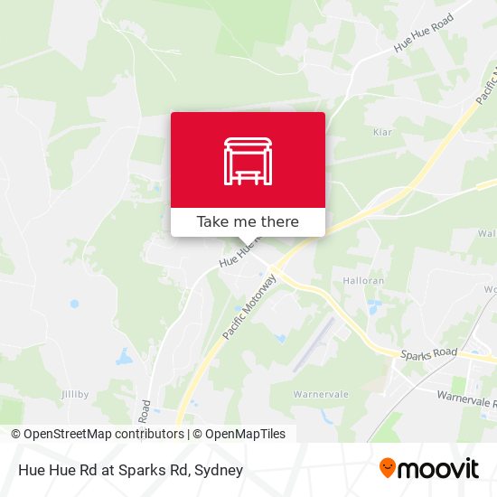 Hue Hue Rd at Sparks Rd map