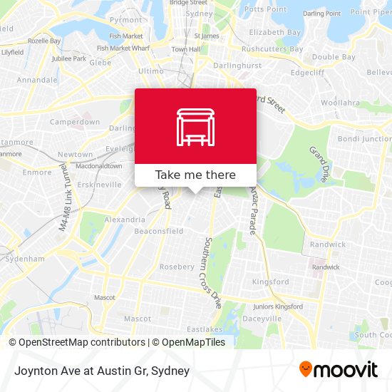 Joynton Ave at Austin Gr map