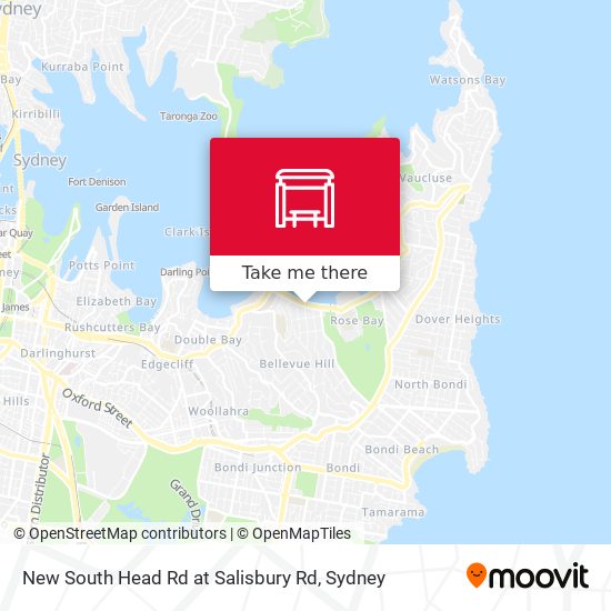 New South Head Rd at Salisbury Rd map