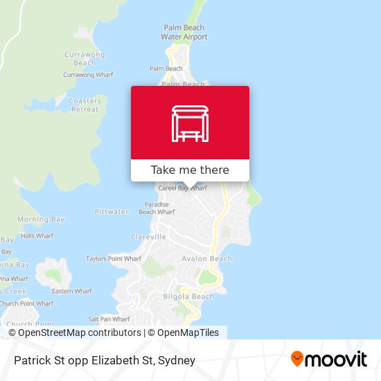 Patrick St opp Elizabeth St map
