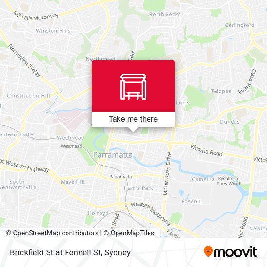 Brickfield St at Fennell St map