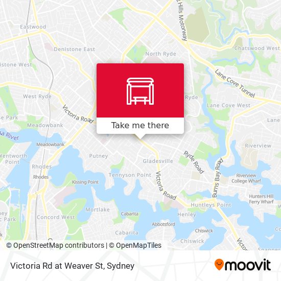 Victoria Rd at Weaver St map