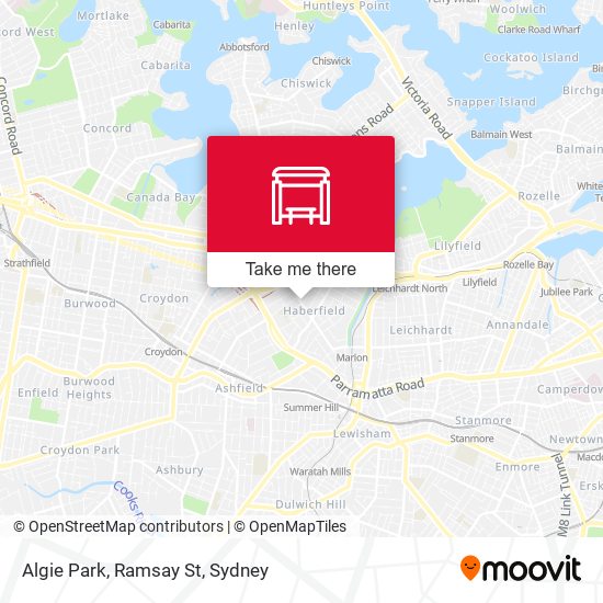 Algie Park, Ramsay St map