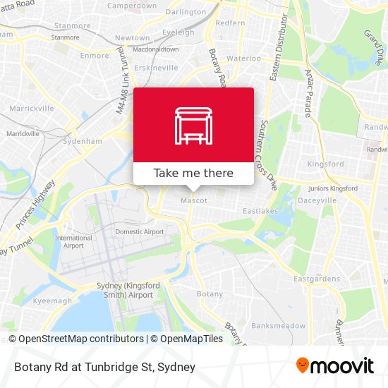 Botany Rd at Tunbridge St map