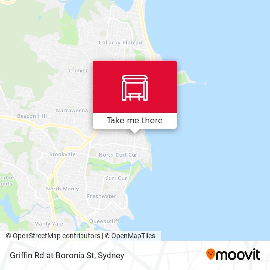 Griffin Rd at Boronia St map