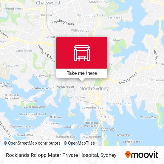 Rocklands Rd opp Mater Private Hospital station Routes, Schedules, and Fares