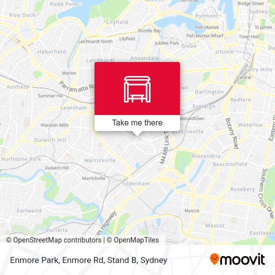 Enmore Park, Enmore Rd, Stand B map