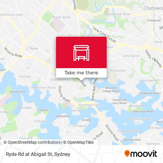 Ryde Rd at Abigail St map