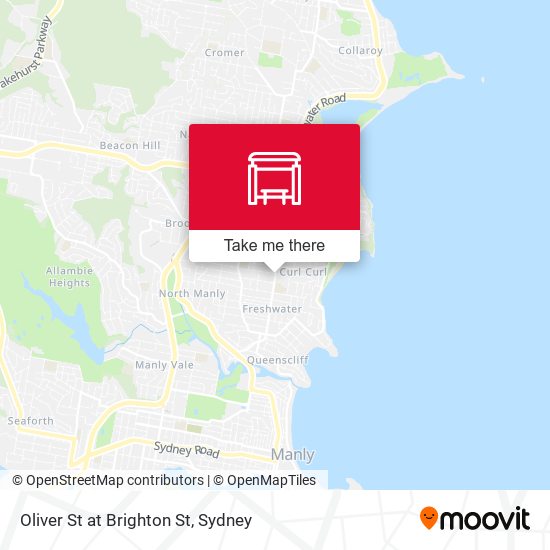 Oliver St at Brighton St map