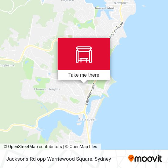 Jacksons Rd opp Warriewood Square map
