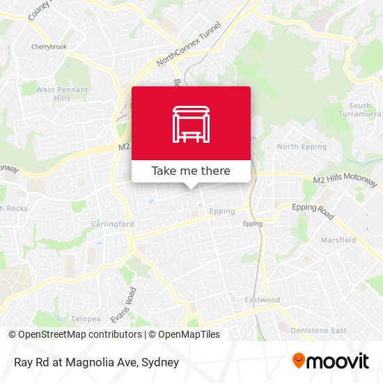 Ray Rd at Magnolia Ave map
