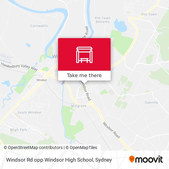 Windsor Rd opp Windsor High School map