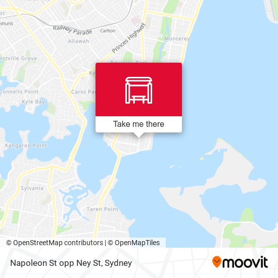 Napoleon St opp Ney St map