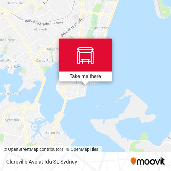 Clareville Ave at Ida St map